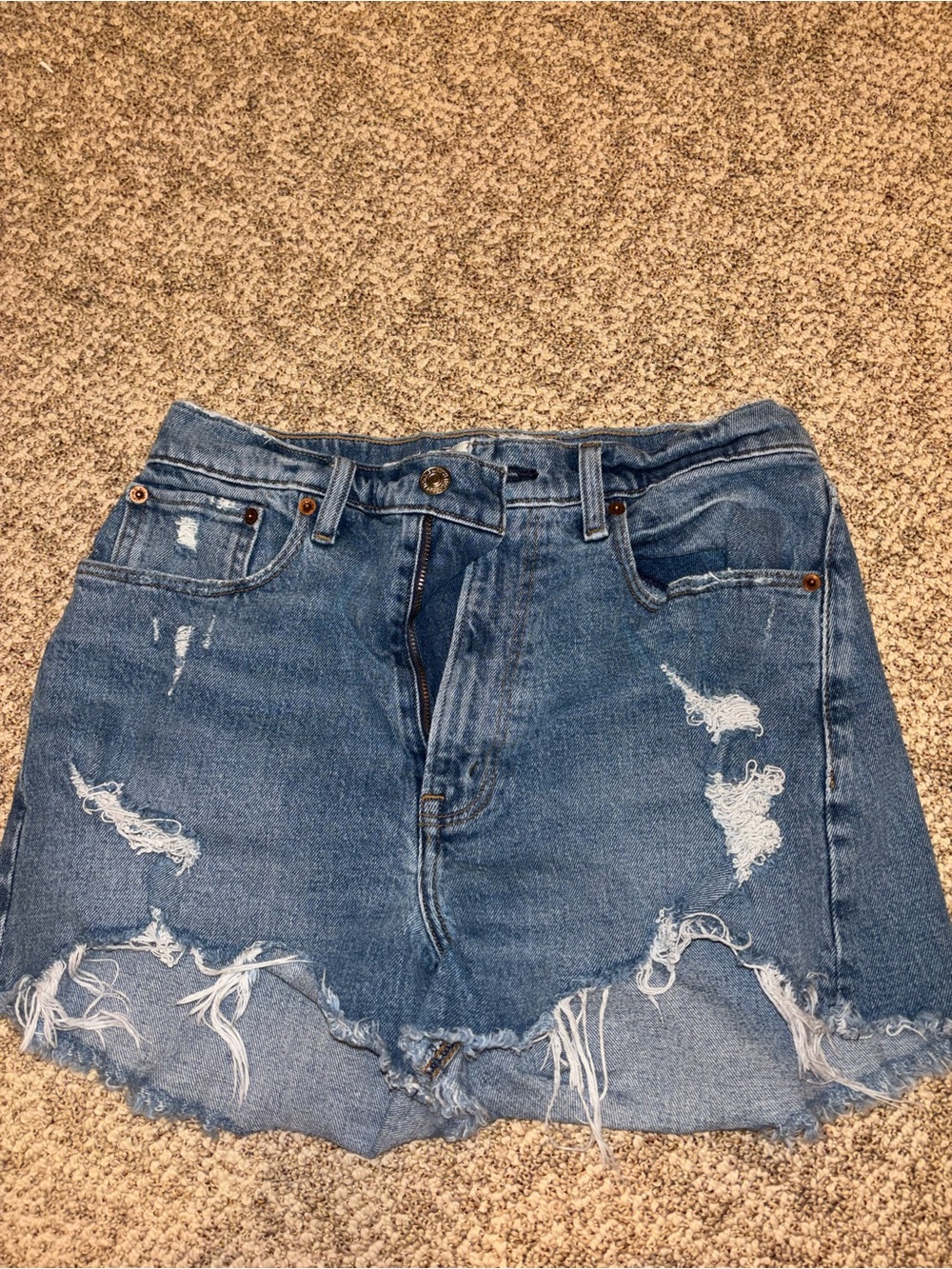 Abercrombie & Fitch Mom Short High Rise